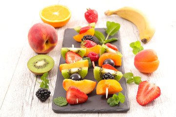 delicious fruit dessert