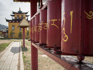 Fototapeta na wymiar Buddhist temple in Ulan-Ude, Russia