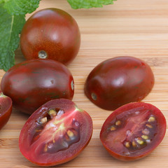 Fresh vegetables and fruits on the shredder