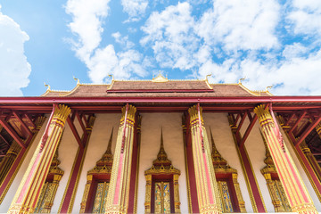 Obraz premium Beautiful Architecture at Haw Phra Kaew Temple