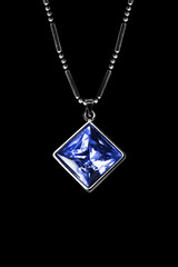 Necklace on black © Tarzhanova