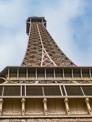 Looking Up At The Eiffel Tower