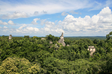 Mayan ruins of Tikal in Guatemala.