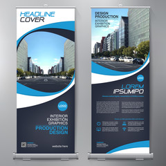 Business Roll Up. Standee Design. Banner Template. - 153515845