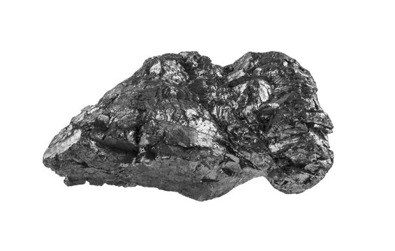 coal isolated on white background