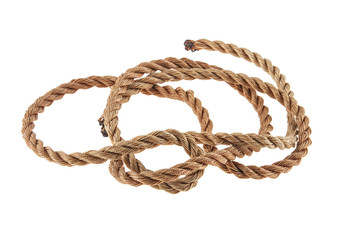 Rope isolated on white background