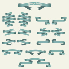 vintage ribbon set