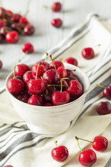 Raw Organic Red Sweet Cherries