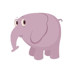 cartoon sad elephant