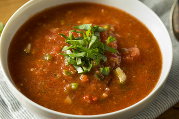 Cold Refreshing Gazpacho Soup