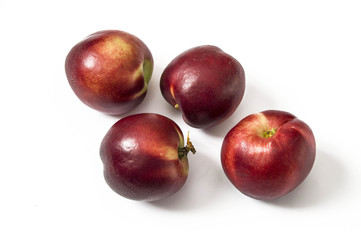 Various backgrounds and apricot, nectarine, peach plums
