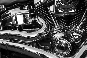 Metal parts of motorcycle
