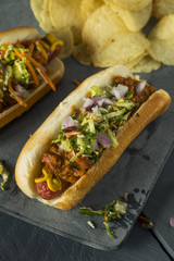 Homemade Slaw Hot Dog