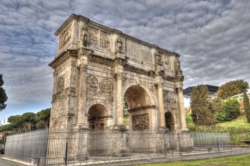 Obraz na płótnie Canvas Arch of Constantine in Rome, Italy