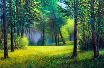 Oil painting landscape - 153543085