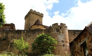 Fototapeta na wymiar Château de Castelnau-Bretenoux