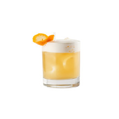 cocktail on the white background