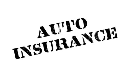 Auto Insurance rubber stamp. Grunge design with dust scratches. Effects can be easily removed for a clean, crisp look. Color is easily changed.