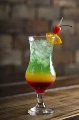 Deurstickers Machu Picchu Machu picchu-cocktail