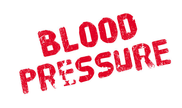 Blood Pressure rubber stamp. Grunge design with dust scratches. Effects can be easily removed for a clean, crisp look. Color is easily changed.