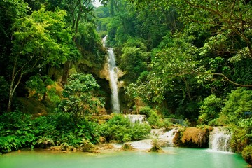 kwangsi waterfall laos