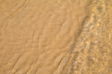 beautiful sea sand sky and summer day