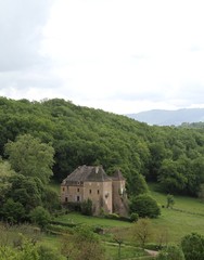 Fototapeta na wymiar ancien manoir en Dordogne