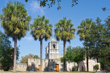 Fototapeta premium Mission Concepcion in San Antonio Missions National Historical Park