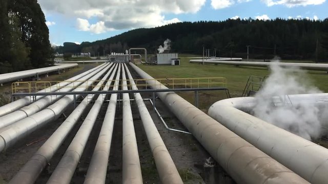 Wairakei geothermal power station New Zealand