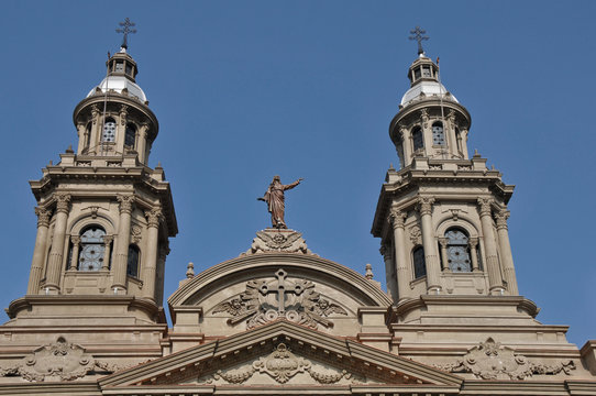 Santiago cathedral frontispiece