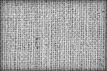 Burlap Canvas Coarse Gray Vignetted Grunge Texture