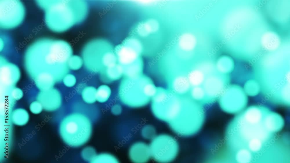 Wall mural abstract bokeh blue particles