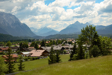 Fototapeta na wymiar Landschaft am Tegernsee