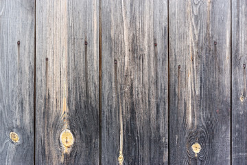 Old boards with knots and nails