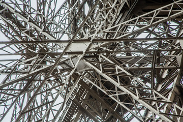 Steelworks of the Eiffel-Tower at Paris
