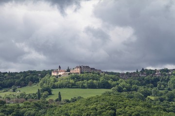 Fototapeta na wymiar paysage vallée du Lot,Dordogne,Quercy