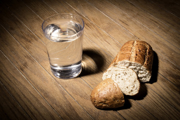 Fasting for bread and water