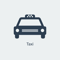 Taxi icon. Vector.