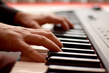 Fototapeta premium playing keyboard