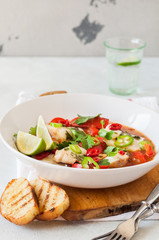 Tomato and Coconut Milk Fish Stew
