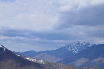 Fototapeta na wymiar The mountains