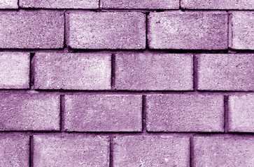 violet color brick wall pattern.