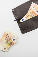 Money is important for everybody make us financial freedom, euro banknotes , us dollar banknotes,