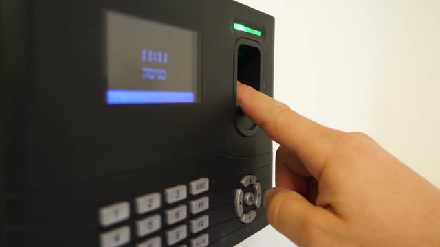 Fingerprint Employee Biometric Time Clock