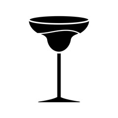 cocktail drink icon over white background. vector illlustration