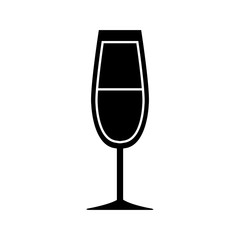 cocktail drink icon over white background. vector illlustration