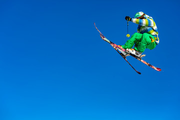 Incredible ski jump.