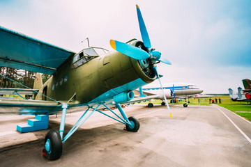 Old Soviet Plane Paradropper Aircraft