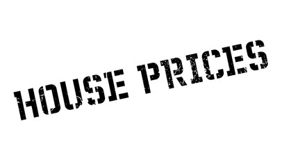 House Prices rubber stamp. Grunge design with dust scratches. Effects can be easily removed for a clean, crisp look. Color is easily changed.