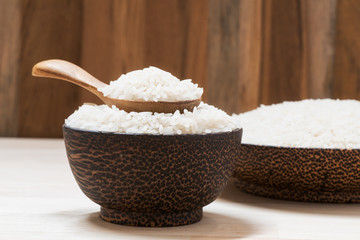 close-up of jasmine rice